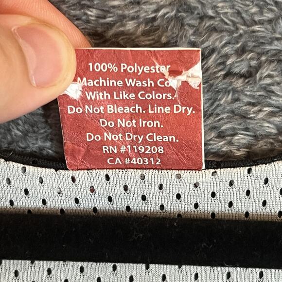 Los Angeles Clippers Jersey Mens Large NBA Basketball Mesh Tank HWC 90s - Picture 4 of 8